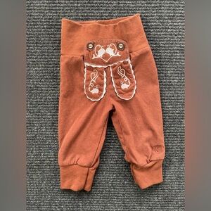Schöneberger Trachten Courure Brown Baby Pants 3-6 mo 62/68 EU
